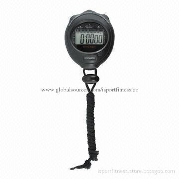LCD Alarm Waterproof Stopwatch with Lanyard